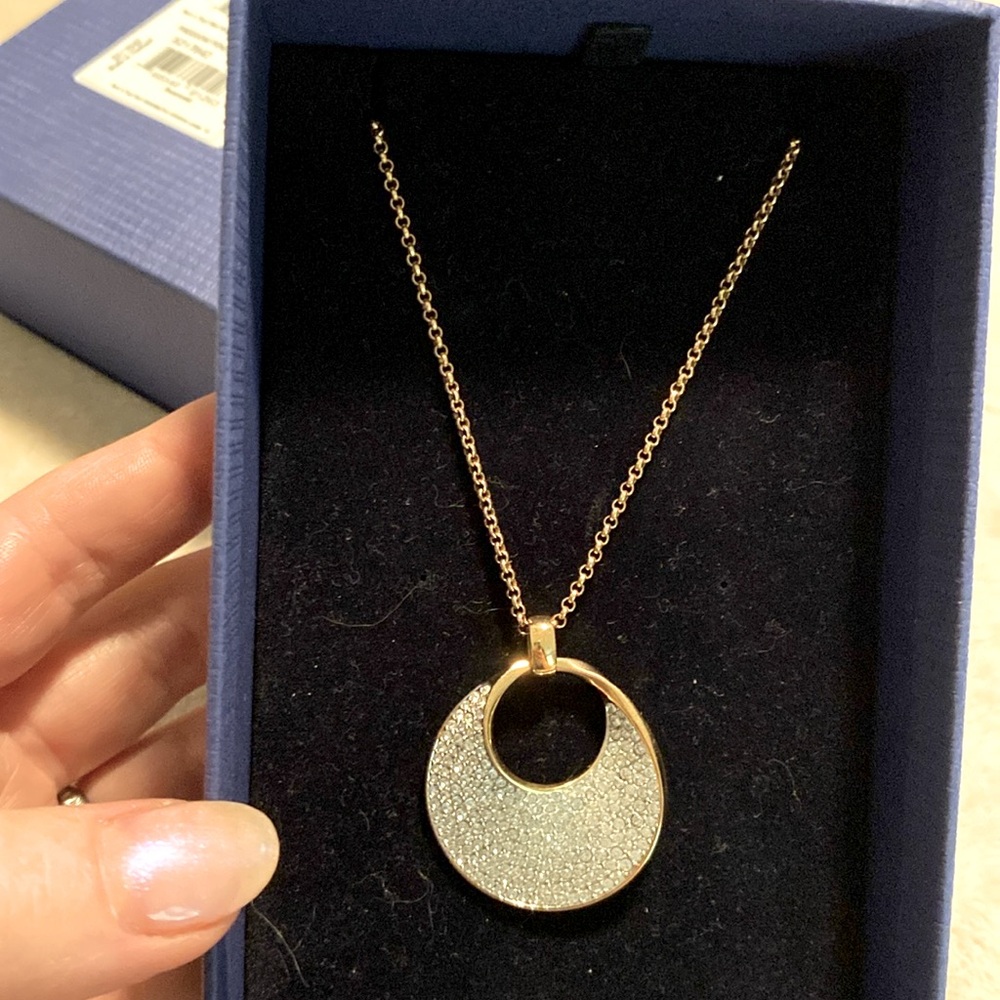 Swarovski Rose Gold Freedom Pendant